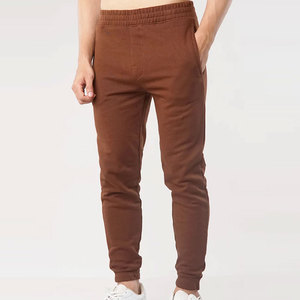 Hot Selling Fashionable Men's Straight Lightweight 100% Cotton Canvas <b>Joggers</b> <b>Slim</b> Fit Mid Waist Quick Dry Breathable - Product Image 1