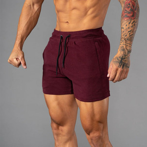 Custom Men's Solid Color Drawstring High Waist Plus Size Quick Dry <b>Waterproof</b> Casual Knitted Polyester/Cotton Bermuda <b>Shorts</b> - Product Image 5