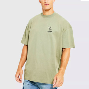 เสื้อยืดโอเวอร์ไซส์ทรงสลิมฟิตสำหรับผู้ใหญ่ ผ้าฝ้าย 100% ทรงหลวม พิมพ์ลาย ผลิตในปากีสถาน เสื้อยืดโอเวอร์ไซส์สำหรับผู้ชาย - Product Image 1