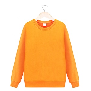 Sudadera de Cuello Redondo para Mujer, 100% Algodón, Tejido de Punto, Color Sólido, Manga Larga, Corte Regular, para Otoño - Product Image 5