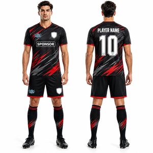 Ensemble d'uniformes de football en gros – Haute performance, polyester jacquard, flexible, durable, léger – Excellence d'équipe - Product Image 1
