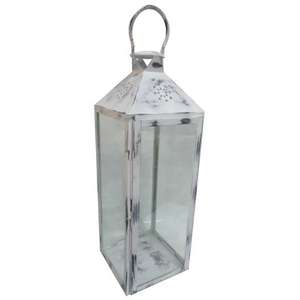 Lanterne carrée en métal, finition polie, pour la maison, le salon et les tables de mariage, éclairage décoratif au sol. - Product Image 3