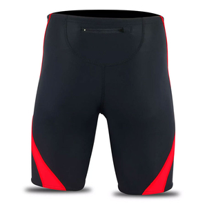 Shorts respirants et légers pour hommes en Spandex et Polyester, coupe ajustée, séchage rapide, longueur genou, pour la gym, fournisseur en gros - Product Image 2