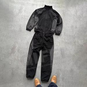 Ensemble deux pièces streetwear imprimé : veste coupe-vent légère en nylon à manches longues grande taille et short pour l'hiver - Product Image 3