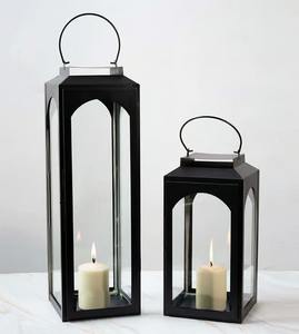 Farol de metal de estilo de diseñador para decoración de hogares de lujo, farol de metal contemporáneo para decoración moderna de salas de estar. - Product Image 3