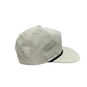 Premium Blank 5 Panels Waterproof Golf <b>Hats</b> Perforated Cap for Outdoor Sports 3D Logo Embroidery Laser Cut Holes Decorative Rope - Product Image 4