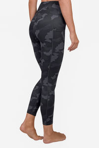 High Waist <b>Floral</b> Print <b>Leggings</b> Full Length Stretch Knitted Women's Casual Wear All Seasons - Product Image 3
