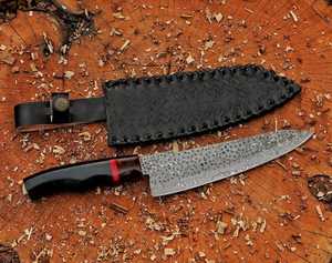 Best Supplier Cooking Handmade Damascus Steel Chef <b>Knife</b> Resin & Wood Handle Right Hand <b>Knife</b> <b>Set</b> Serrated edge chef <b>knife</b> - Product Image 4