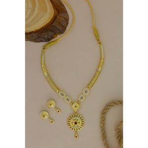 Modern Luxury Micro Plated Premium Quality New Design Fine Necklace Set <b>Wedding</b> and Traditional Wear for Women and Bridal Girls - Product Image 6