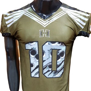 Flag 7v7 Reversible American Football Uniform Sublimation Embroidery Jersey Pant <b>Sock</b> Player Jacket Reversible - Product Image 1