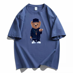 Camisetas Deportivas Personalizadas al por Mayor de Emas Sports, Camisetas de Manga Corta Holgadas para Hombre, 100% Algodón, Logotipo Personalizado, Ropa Deportiva Transpirable - Product Image 3