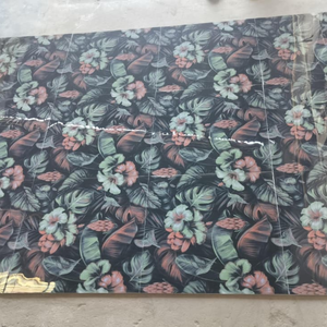 Carreaux de porcelaine à motif tropical sans joint, 60x60cm, finition brillante, carreaux de sol intérieurs, design antidérapant - Product Image 2