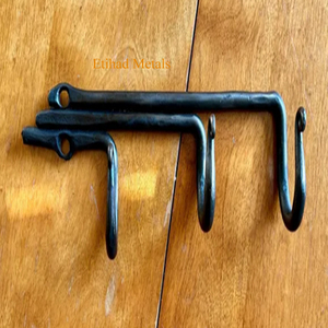 Hand Forged <b>Wall</b> <b>Hook</b> Handmade Rustic <b>Wall</b> <b>Hooks</b> Hand forged Coat <b>key</b> rack Coat Hangers - Product Image 2