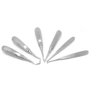 Élévateur dentaire ergonomique en acier inoxydable, instrument manuel d'extraction dentaire, couleur argent, outil chirurgical de classe I - Product Image 3