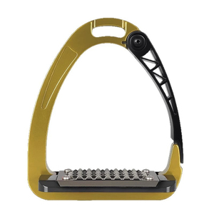 Stainless Steel Reusable Flexi Stirrups Durable Flexible Shock Absorbing Anti Slip Horse Riding <b>Equestrian</b> Riding Stirrup - Product Image 2
