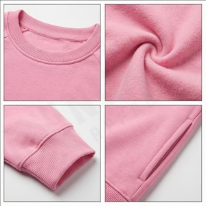 Sudadera con capucha y media cremallera de gran tamaño para mujer, sudadera con hombros caídos, Jersey de algodón, con logotipo personalizado, 2025 - Product Image 4