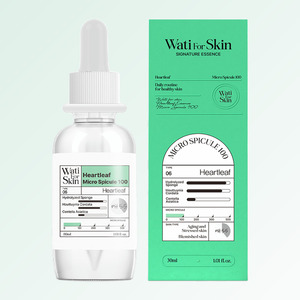 Sérum pour le visage coréen K-Beauty Whatiforskin Heartleaf Essence micro Spicule 100 Fabriqué en Corée 50 ml Unisexe - Product Image 4
