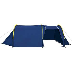 Carpa de Camping Azul Marino/Amarillo para 4 Personas - Product Image 3