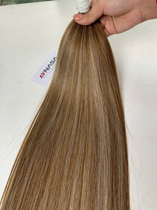 Extensions de cheveux humains vierges Remy vietnamiens en vrac, 100g, prix d'usine Nasa, lisses, double trame, toutes couleurs, 60cm - Product Image 3