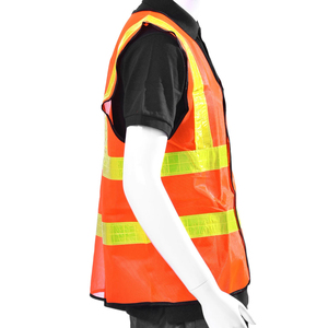 Chaleco de Seguridad para Hombre, 100% Poliéster, Transpirable, Ligero, con Múltiples Bolsillos, Cierre de Seguridad, Alta Visibilidad - Product Image 2