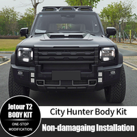 Kit carrosserie City Hunter avec calandre avant et capot moteur 4x4 pour accessoires Jetour T2 2025 2026 – Vente en gros