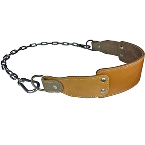 Nouvelle ceinture de musculation en cuir robuste au design dernier cri avec boucle de fermeture, ceintures de dips en cuir avec option OEM - Product Image 2