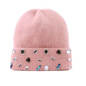 Gorro de Punto Jacquard de Moda, Personalizado con Pedrería, Estampado Gráfico por Sublimación, Gorro Cálido de Invierno, Fabricante OEM ODM - Product Image 2