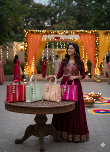 Bolsas de Regalo Premium para Bodas de Mujeres, Recuerdos de Haldi y Mehendi, Bolsas de Regalo para Novios, Bolsitas para Sangeet, Mehndi, Nikkah y Dholki - Product Image 3