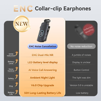 Nouvel écouteur sans fil OEM CE ROHS à oreille unique pour appels mains libres, course et sport, avec double micro et réduction du bruit