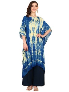 High Quality Designer Rayon Solid Daily Casual Knitted 220g <b>Kaftan</b> for Women Sweetheart Neck 3/4 Sleeve <b>Summer</b> Regular Fit - Product Image 1