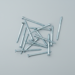 Weather-Resistant Galvanized Flat Head Timber <b>Screws</b> - Coarse Thread Sharp Point Custom Sizes - Product Image 1