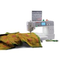 Machine à coudre et à broder USHA Memory Craft, équipement de couture informatisé suspendu gratuit pour usage en atelier