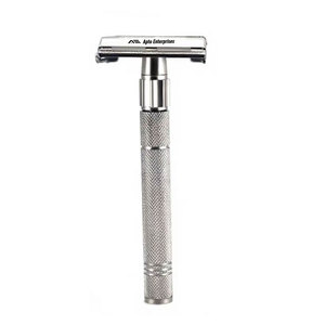 Rasoir de sécurité professionnel à double tranchant pour hommes, rasoir manuel en métal réutilisable à ouverture papillon pour rasage humide - Product Image 2