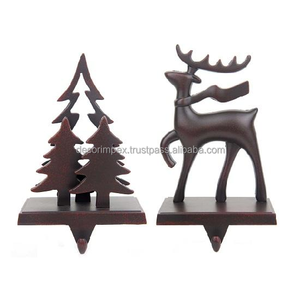 Soporte de almacenamiento de aluminio de la mejor calidad para perchas de chimenea para decoración navideña - Product Image 4