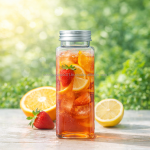 Botella Cuadrada PET VD300-33 de 300 ml, Resistente y Ecológica, para Jugos y Bebidas de Té, Hecha en Vietnam - Product Image 4