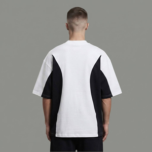 Camiseta de Hombre Oversize de Algodón 100% de Corte Holgado, Estilo Urbano, Lisa, con Estampado, Cuello Redondo, Manga Corta, 275g, Ecológica y Transpirable - Product Image 6