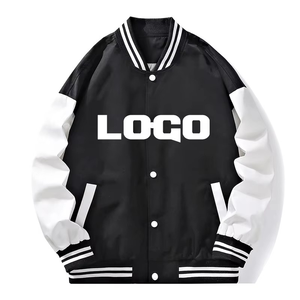 Oem Manufacturer High Quality Chenille Embroidery Men College <b>Leather</b> Sleeves Custom Baseball College Baseball <b>jacket</b> for men - Product Image 4