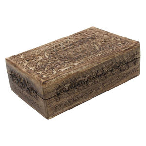 Caja de Madera Natural de Lujo con Tapa, Caja de Almacenamiento y Embalaje Multiusos Hecha a Mano para Decoración del Hogar y la Oficina - Product Image 5