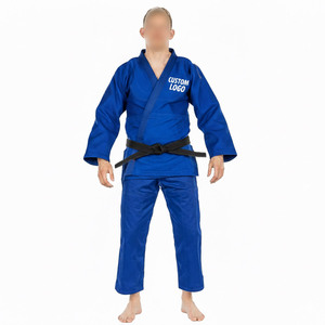 Traje de Judo Transpirable 100% Algodón con Corte Automatizado, Judogi con Cinturón, Resistente para Entrenamiento y Competición - Product Image 1