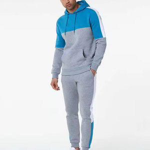 Ensemble de survêtement homme personnalisé avec logo, sweat à capuche et pantalon de jogging, streetwear premium, faible MOQ, vente en gros - Product Image 1