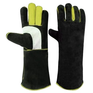 Gants de soudage en cuir de vachette pleine fleur de qualité supérieure, résistants, pour une protection industrielle durable, pour les soudeurs - Product Image 4