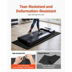 Tappetino Pieghevole per Tapis Roulant 61x173 cm, Spessore 6 mm, Tappeto ad Alte Prestazioni per Attrezzature Sportive da Palestra e Macchine Ellittiche - Product Image 3