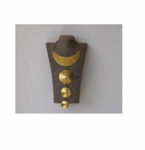 Collar de Latón de Última Moda para Fiestas, para Mujeres y Niñas, 100% de Alta Calidad, Collar de Latón de Gran Tamaño, Hecho a Mano por el Fabricante - Product Image 3