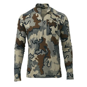 Men's Camouflage Hunting Baselayer <b>Thermal</b> Shirt Breathable Moisture Wicking 1/4 Zip Performance Outdoor Gear <b>Tops</b> - Product Image 2