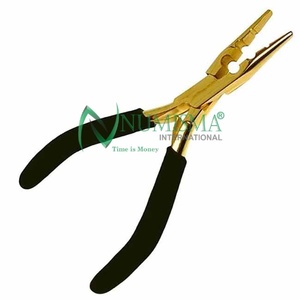 Kit de Herramientas de Acero Inoxidable Profesional de Alta Calidad para Extensiones de Cabello, Color Plateado Plasma, para Uso Comercial - Product Image 3