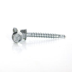 PDC Brand Hex Washer Head External Hex Drive Self Drilling <b>Screw</b> / Zinc <b>Galvanized</b> Self Tapping <b>Screw</b> Carbon Steel Inch Coarse - Product Image 6