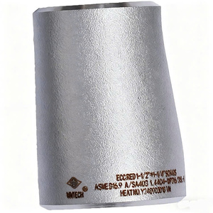Réducteur excentrique soudé sans soudure en acier inoxydable ASME B16.9 A SA403 304 304L 316 316L haute pression - Product Image 1