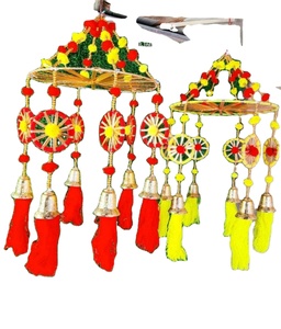 ที่แขวนตกแต่ง Gota แบบดั้งเดิมงาน Jhumar สำหรับงานแต่งงานและงานตกเเต่งเพดานงานแต่ง - Product Image 1