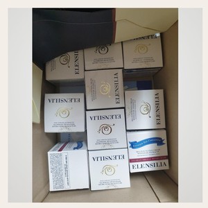 Cremas faciales hidratantes ELENSILIA Korean K-Beauty Elrensilra Escargot Crema Reparadora Original Hecha en Corea - Product Image 5