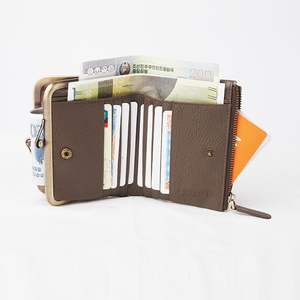 Soft Genuine Leather Eco-Friendly Zipper Closure Single Strap Clutch Evening Pouch <b>Bag</b> for Women Birthday <b>Easter</b> - Product Image 2